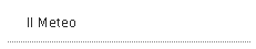 Il Meteo